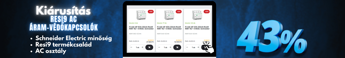 Resi9 AC Áram-védőkapcsoló kiárusítás